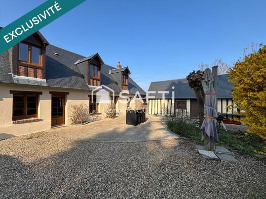 Maison à vendre 203 000 € 4 pièces 2 chambres 85 m² 800 m² de terrain Malleville-les-Grès 76450