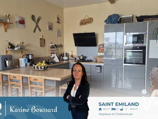 Maison à vendre 110 000 € 5 pièces 3 chambres 116 m² 3 200 m² de terrain Saint-Émiland 71490