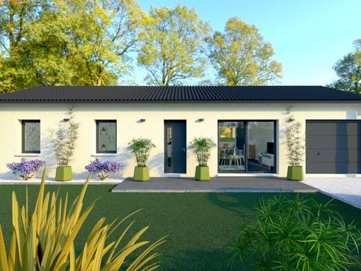 Terrain avec maison neuve à vendre 188 280 € 4 pièces 3 chambres 90 m² 471 m² de terrain Ossun 65380