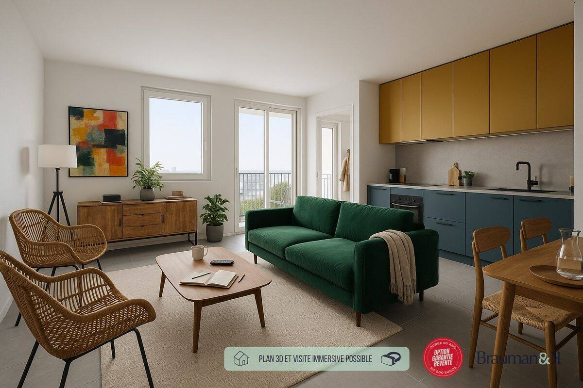 Appartement 2 pièces 40 m² · à Ermont · 40 m² · 224 187 €