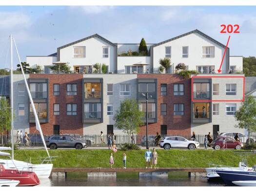 Appartement à vendre - neuf 299 000 € 2 pièces 1 chambre 64 m² dès le 30/09/2027 Moderne Le Tréport 76470