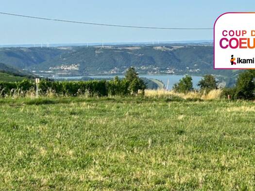 Terrain constructible viabilisé à vendre 91 000 € 1 673 m² de terrain Vion 07610