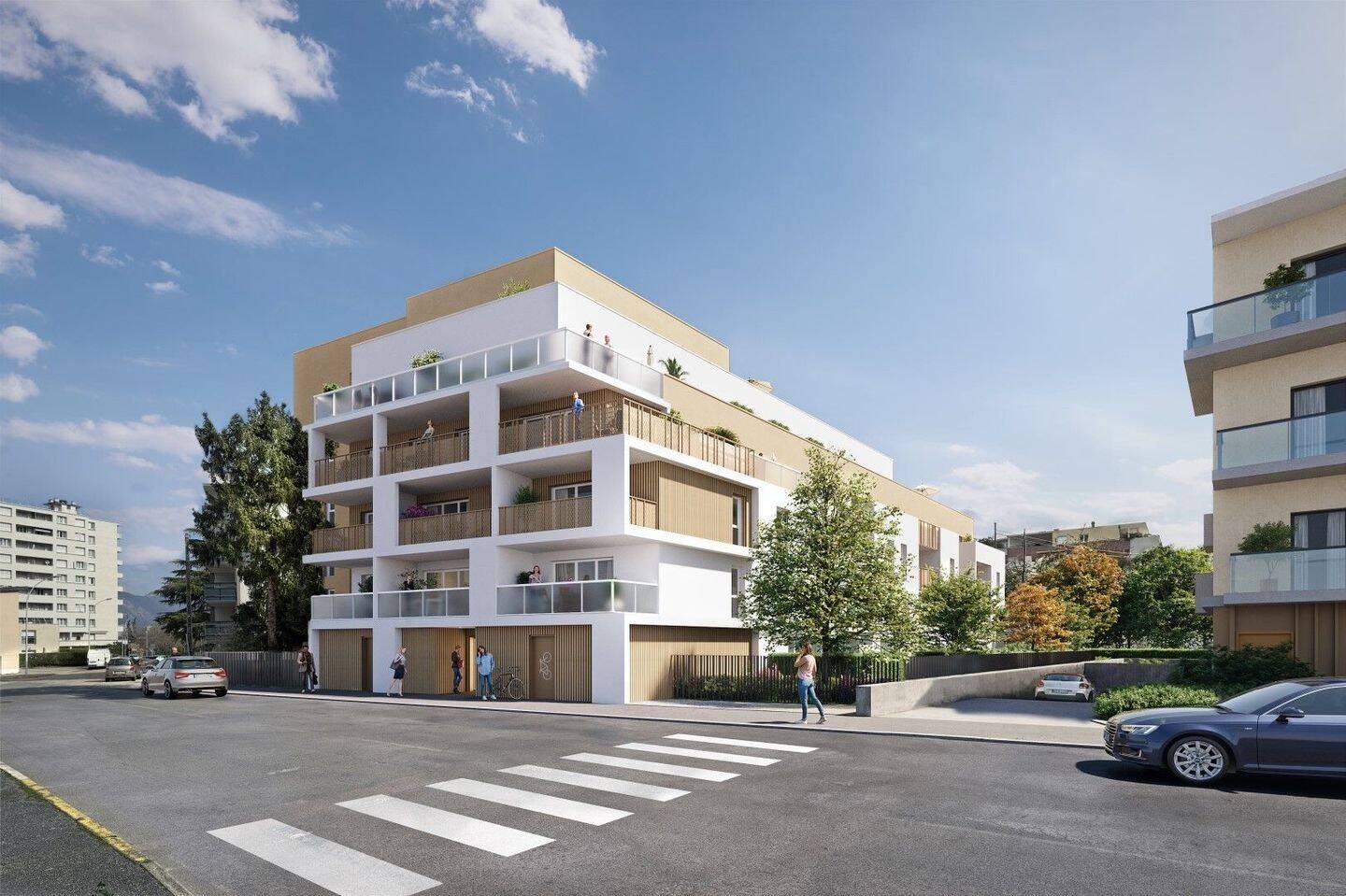 Appartement 3 pièces 57 m² · à Échirolles · 57,4 m² · 191 500 €