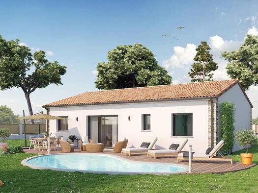 Terrain avec maison neuve à vendre 230 320 € 4 pièces 3 chambres 100 m² 779 m² de terrain Le Pian-sur-Garonne 33490