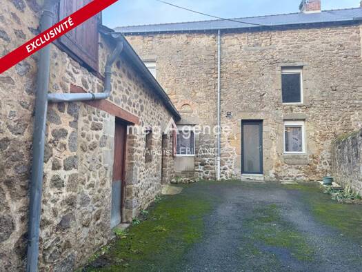 Maison à vendre 106 000 € 3 pièces 2 chambres 114 m² 313 m² de terrain Montsûrs 53150