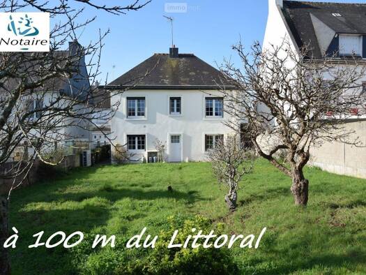 Maison à vendre 302 267 € 5 pièces 3 chambres 85,6 m² 525 m² de terrain Le Passage-Lanriec-Cabellou Concarneau 29900
