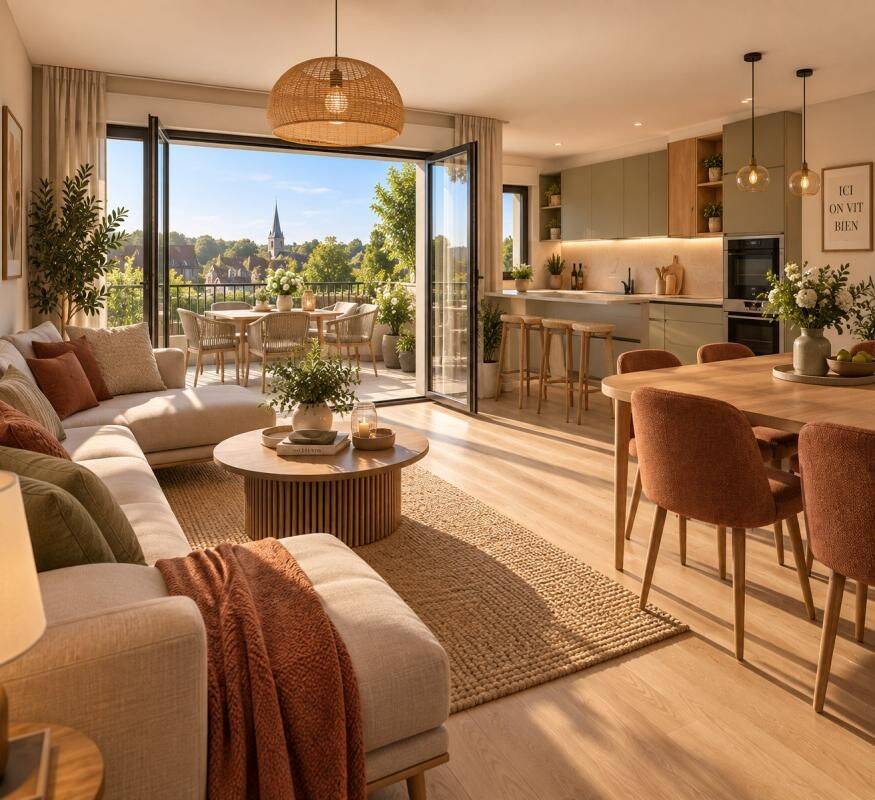 Appartement 4 pièces 88 m² · à Pont-l'Évêque · 88 m² · 362 500 €