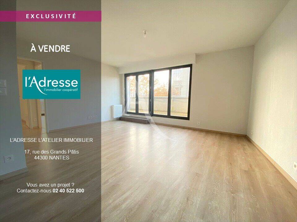 Appartement 3 pièces 63 m² · à Nantes · 63 m² · 228 150 €