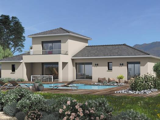 Terrain avec maison neuve à vendre 520 000 € 5 pièces 4 chambres 125 m² 700 m² de terrain Montanay 69250