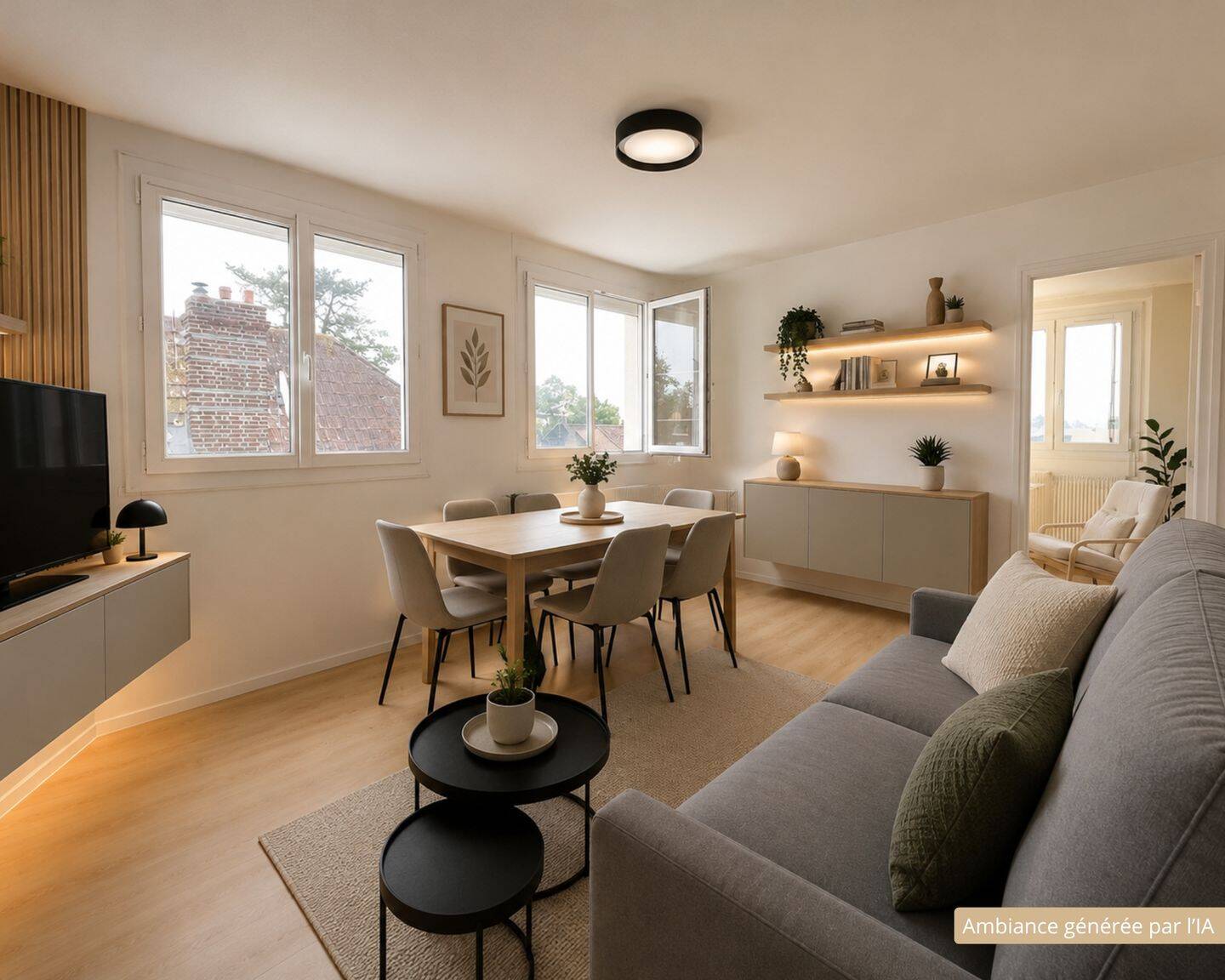 Appartement 3 pièces 56 m² · à Merville-Franceville-Plage · 56 m² · 222 900 €