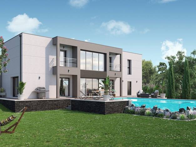 Terrain avec maison neuve à vendre 633 256 € 6 pièces 5 chambres 203 m² 956 m² de terrain Artannes-sur-Indre 37260