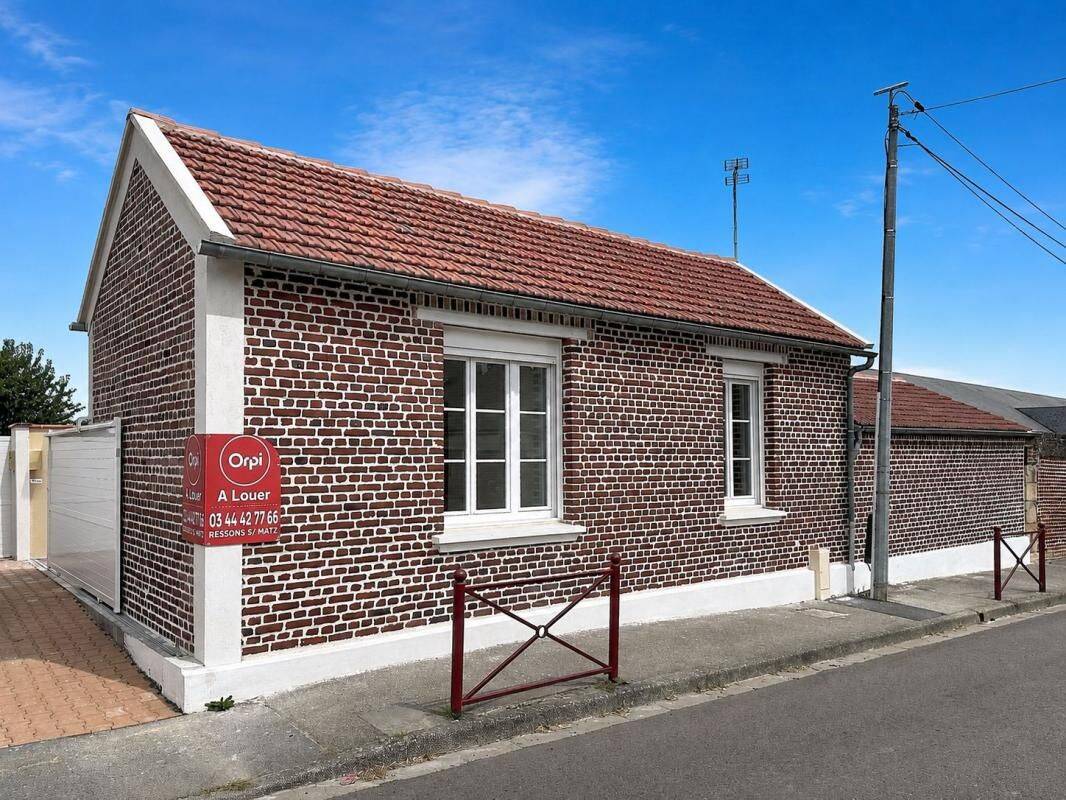 Maison 2 pièces 44 m² · à Ressons-sur-Matz · 44,4 m² · 750 €/mois