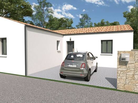 Terrain avec maison neuve à vendre 285 000 € 4 pièces 3 chambres 85 m² 252 m² de terrain Saint-Rogatien 17220