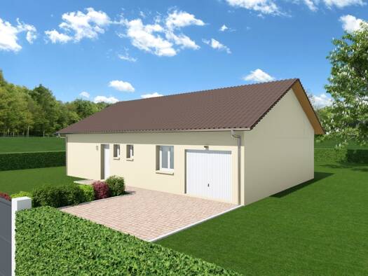 Terrain avec maison neuve à vendre 244 155 € 4 pièces 3 chambres 80 m² 510 m² de terrain Saint-Victor-de-Cessieu 38110