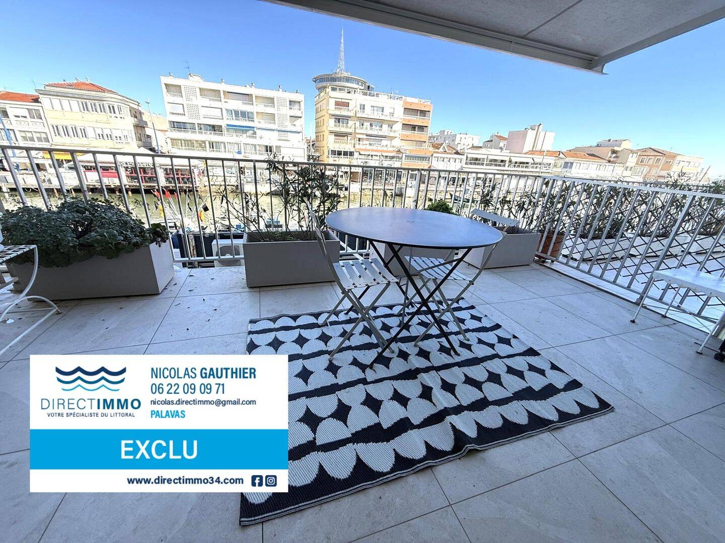 Appartement 2 pièces 35 m² · à Palavas-les-Flots · 35,3 m² · 269 000 €