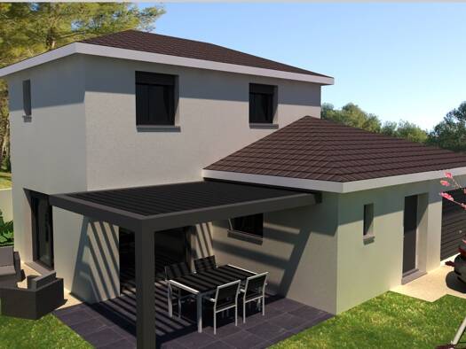 Terrain avec maison neuve à vendre 307 000 € 4 pièces 3 chambres 94 m² 361 m² de terrain Vennes-Bouvent-Charmettes Bourg-en-Bresse 01000