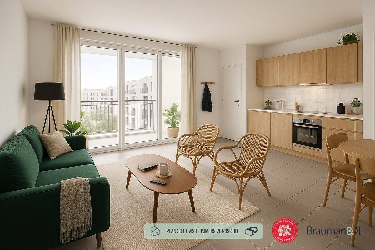 Appartement 2 pièces 51 m² · à Argenteuil · 51 m² · 252 537 €
