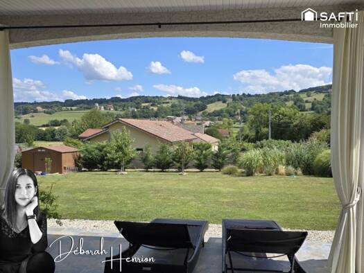 Villa à vendre 391 000 € 4 pièces 3 chambres 107 m² 1 500 m² de terrain Chélieu 38730