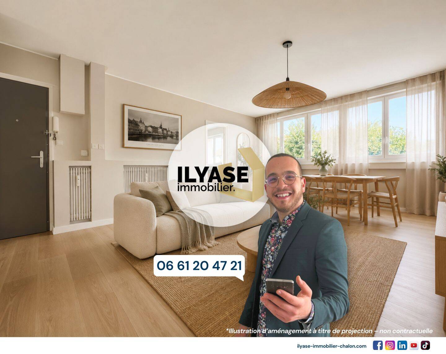 Appartement 4 pièces 67 m² · à Chalon-sur-Saône · 67 m² · 102 000 €