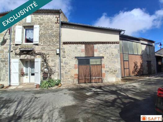 Maison à vendre 75 000 € 4 pièces 2 chambres 75 m² 355 m² de terrain Clermont-Dessous 47130