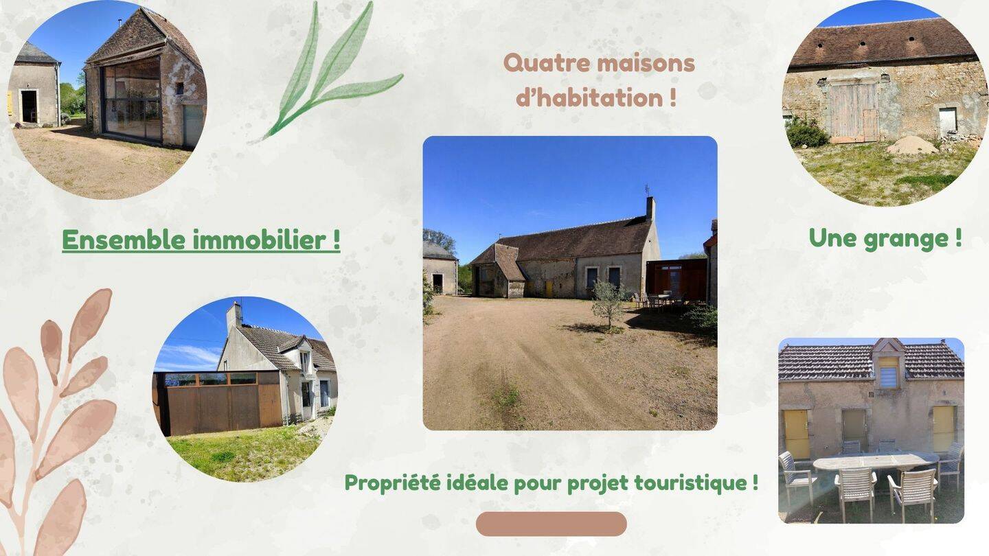 Maison 10 pièces 166 m² · à Urciers · 166 m² · 265 000 €