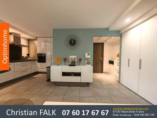 Appartement à vendre 275 000 € 3 pièces 2 chambres 73 m² Étage 1/3 Weyersheim 67720
