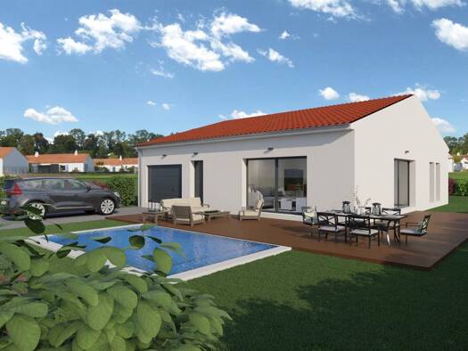 Terrain avec maison neuve à vendre 352 000 € 6 pièces 4 chambres 121 m² 542 m² de terrain Route de Cournon Le Cendre 63670