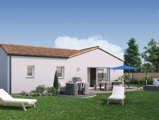 Terrain avec maison neuve à vendre 223 870 € 3 pièces 2 chambres 73 m² 300 m² de terrain Brem-sur-Mer 85470