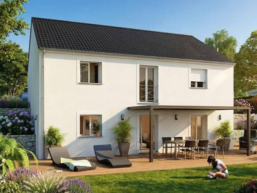 Terrain avec maison neuve à vendre 281 322 € 5 pièces 4 chambres 110 m² 400 m² de terrain Ébersviller 57320