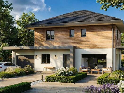 Terrain avec maison neuve à vendre 808 800 € 5 pièces 4 chambres 143 m² 668 m² de terrain Moëns Prévessin-Moëns 01280