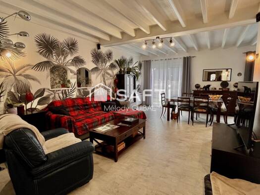 Maison de plain-pied à vendre 284 000 € 3 pièces 2 chambres 87 m² 510 m² de terrain Nord Ouest Saujon 17600