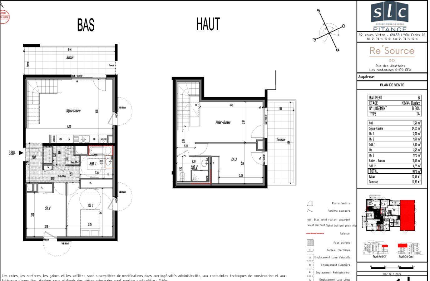 Appartement 4 pièces 94 m² · à Gex · 94 m² · 1 580 €/mois