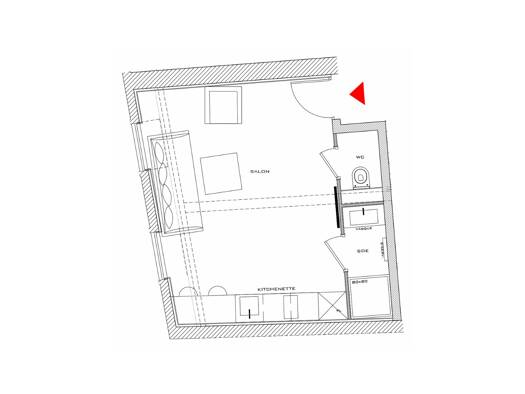 Appartement à vendre 189 000 € 2 pièces 1 chambre 24 m² Étage 5/5 Terreaux Lyon 1er arrondissement 69001