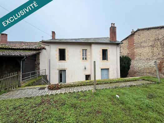 Maison à vendre 53 000 € 5 pièces 3 chambres 127 m² 419 m² de terrain Saint-Laurent-sur-Gorre 87310