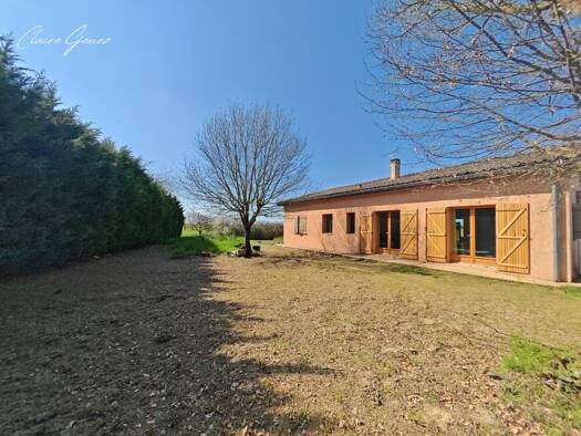 Maison de plain-pied à vendre 334 900 € 4 pièces 3 chambres 113 m² 1 377 m² de terrain Merville 31330