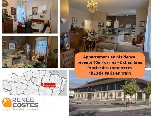Appartement 3 pièces 74 m² · à Migennes · 74 m² · 48 000 €