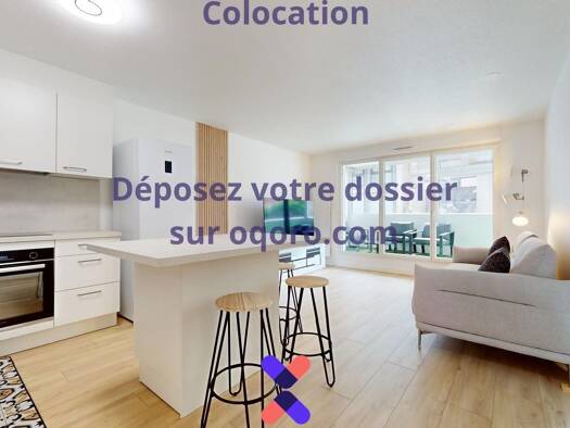 Colocation à louer 793 € 4 pièces 3 chambres 70 m² RDC Centre Annemasse 74100