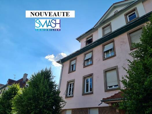 Appartement à vendre 59 000 € 3 pièces 2 chambres 51 m² Étage 3/3 Mulhouse 68100