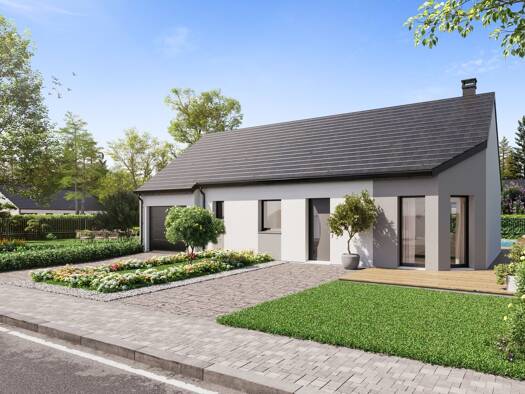 Terrain avec maison neuve à vendre 215 000 € 4 pièces 3 chambres 84,3 m² 558 m² de terrain Bacqueville-en-Caux 76730