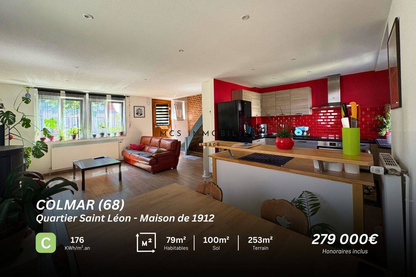 Maison 4 pièces 80 m² · à Colmar · 80 m² · 279 000 €