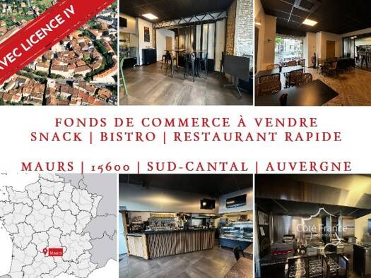 Boutique à vendre Fonds de commerce 256 800 € 104 m² de surface de vente Maurs 15600
