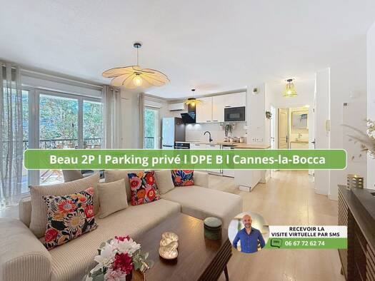 Appartement à vendre 209 900 € 2 pièces 1 chambre 41 m² Étage 3/4 La Bocca Nord Cannes 06150
