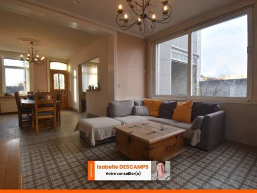 Maison à vendre 192 000 € 6 pièces 3 chambres 103 m² 558 m² de terrain Centre Ouest Courcelles-lès-Lens 62970