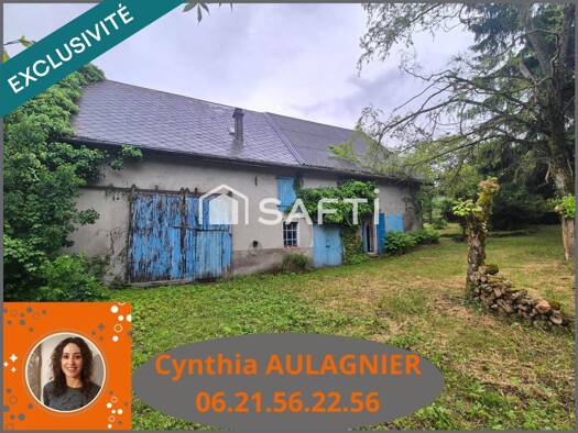 Maison à vendre 125 000 € 3 pièces 2 chambres 80 m² 600 m² de terrain Saint-Barthélemy-de-Séchilienne 38220