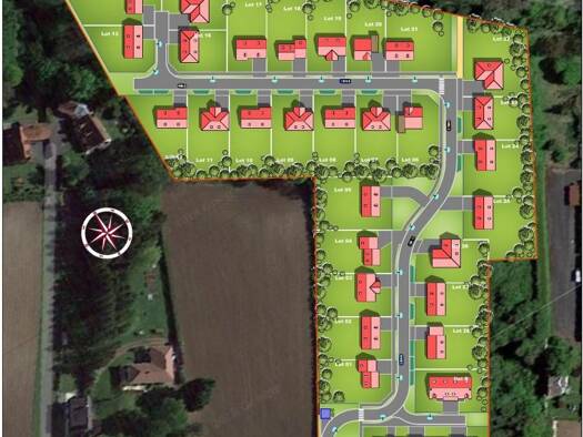 Terrain constructible viabilisé à vendre 70 900 € 579 m² de terrain Camblain-l'Abbé 62690