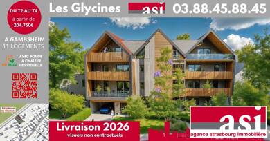 Appartement à vendre disponible à partir du 01/07/2026 Gambsheim 67760