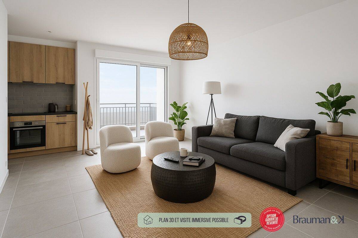 3 PIÈCES de 70m² + EXT(s) de 11m² + PKG(s)