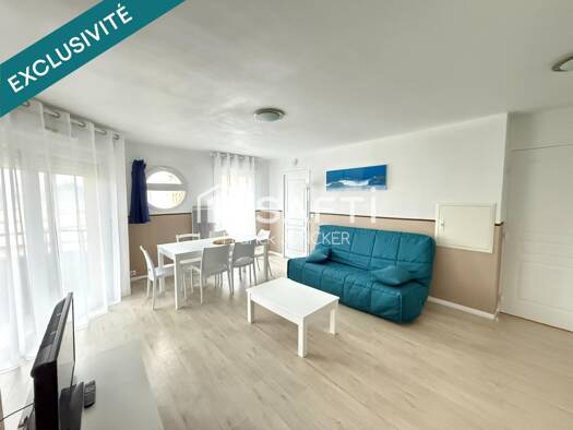 Appartement à vendre 77 000 € 3 pièces 2 chambres 50 m² Étage 2/3 Maisy Grandcamp-Maisy 14450