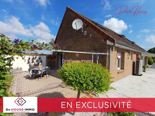 Maison à vendre 251 500 € 4 pièces 3 chambres 129 m² 1 135 m² de terrain Gricourt 02100