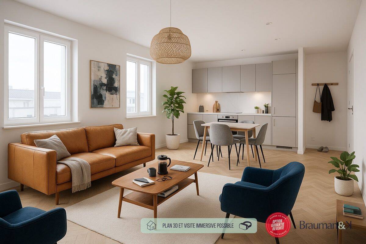 Appartement 3 pièces 68 m² · à Asnières-sur-Seine · 68 m² · 406 912 €
